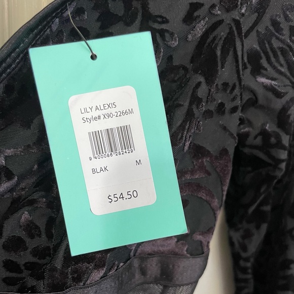 Frederick’s of Hollywood x Megan Fox Lily Alexis Burnout Velvet Bodysuit - Picture 4 of 7